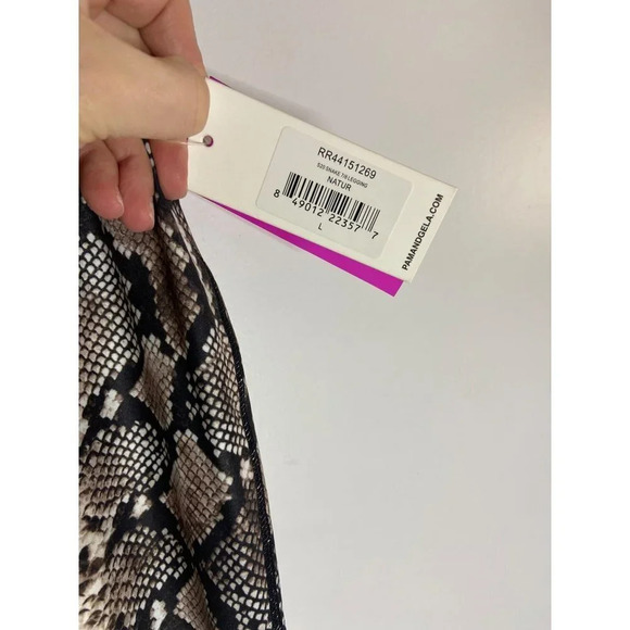 NWT PAM & GELA Move Fast Snake-Print 7/8 Leggings-sz Large - Picture 5 of 8